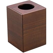 Amazon｜ホテル・旅館仕様 天然桐製 ゴミ箱 ふた付き（ライトブラウン